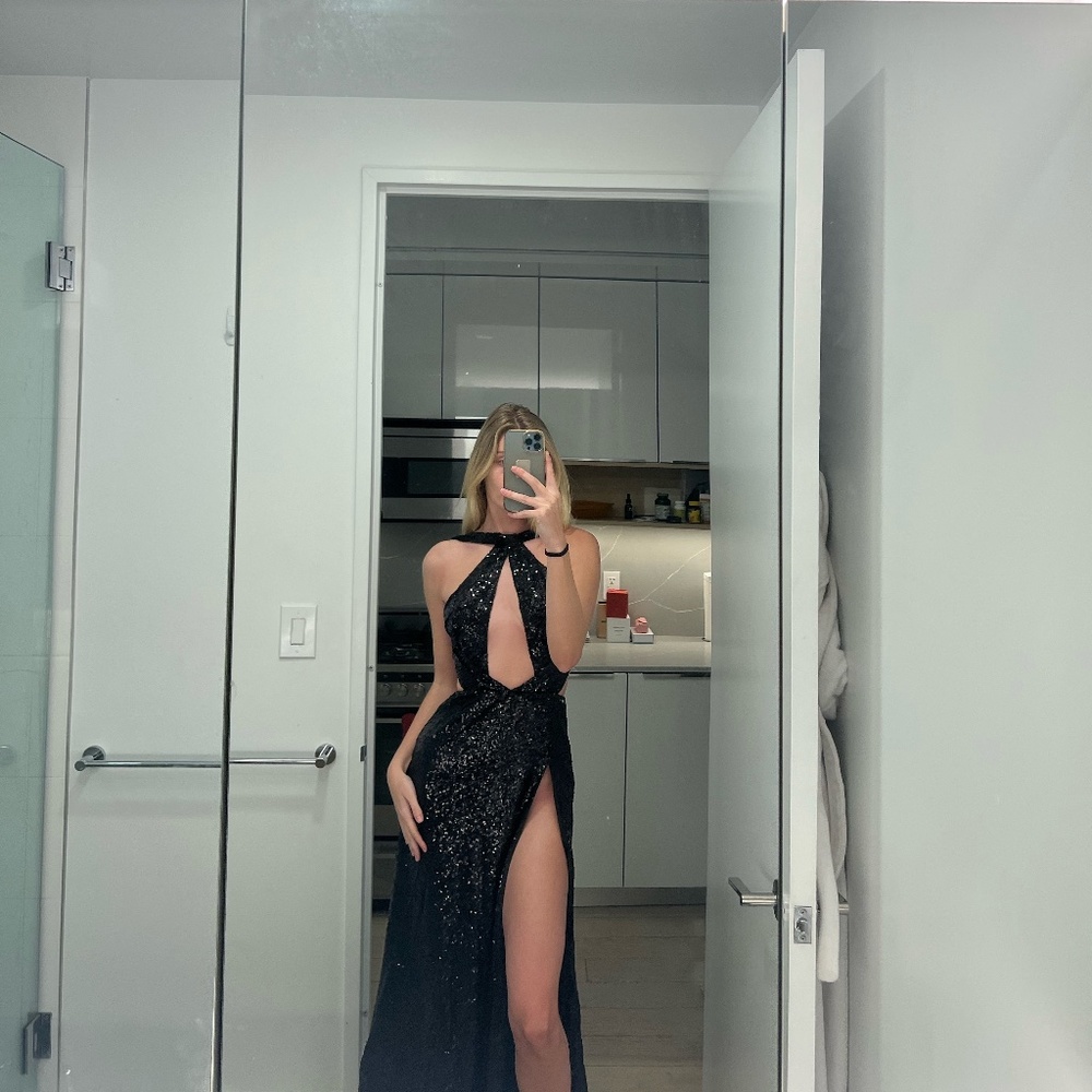 Alamour the Label Black Gown